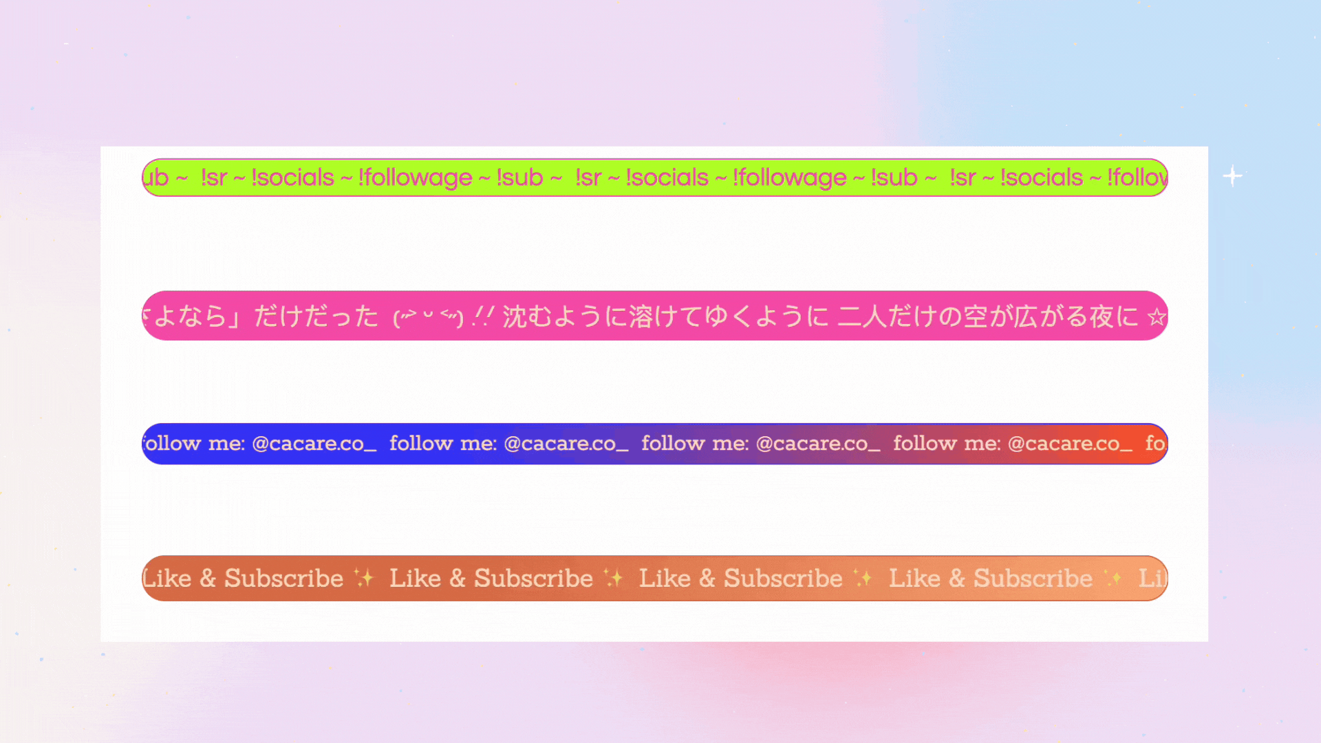 Marquee Overlay preview