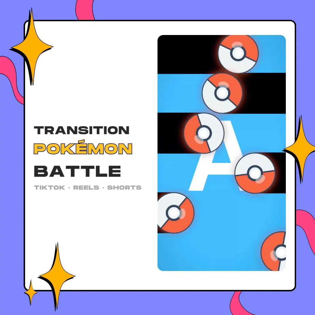 Pokémon Battle Transition Vertical Video 9:16 | CapCut | TikTok | Reels | Shorts thumbnail