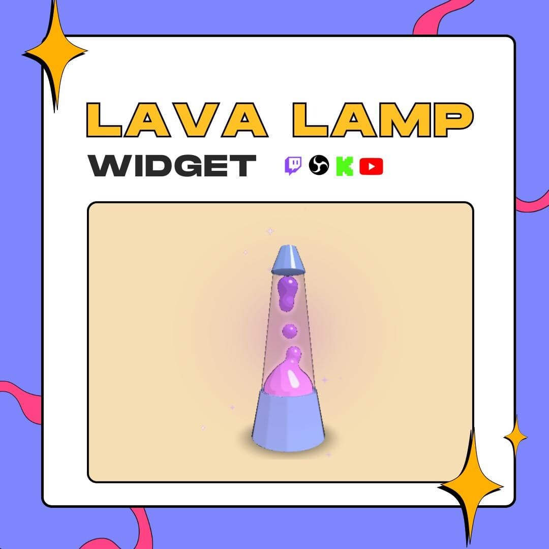 StreamElements Lava Lamp Widget | Animated Twitch Chat Overlay, OBS Browser Source thumbnail